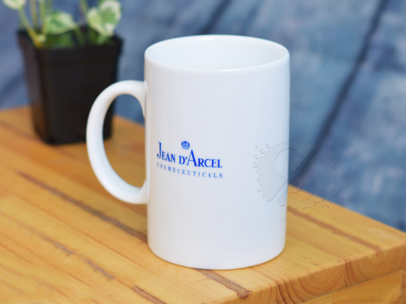 Ly sứ men trắng dáng trụ cao 5